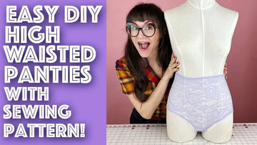 Simple High Waisted Panties PDF Sewing Pattern